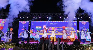 Folk Dance by Lovely Professional University at the 3rd AIU International Youth Festival 2024-2025