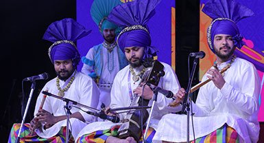 Folk Orchestra by Lovely Professional University at the 3rd AIU International Youth Festival 2024-2025!