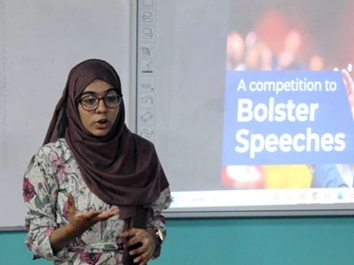 A competition to bolster speeches