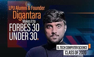 LPU Alumnus Anirudh Sharma Shines in Forbes 30 Under 30 for Space Innovation