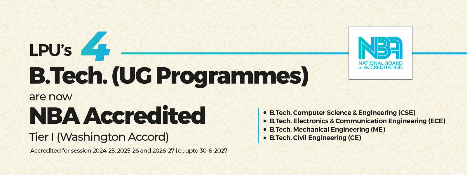 LPU Btech NBA Accredited