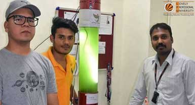 A Unique Algae-based Air Purifier developed by LPU Students