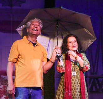 Himani Shivpuri, Rajendra Gupta at LPU
